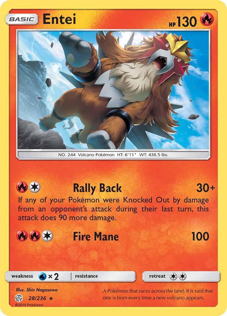 Cosmic Eclipse Entei #28/236